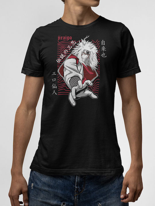 T-shirt Μαύρο Jiraiya