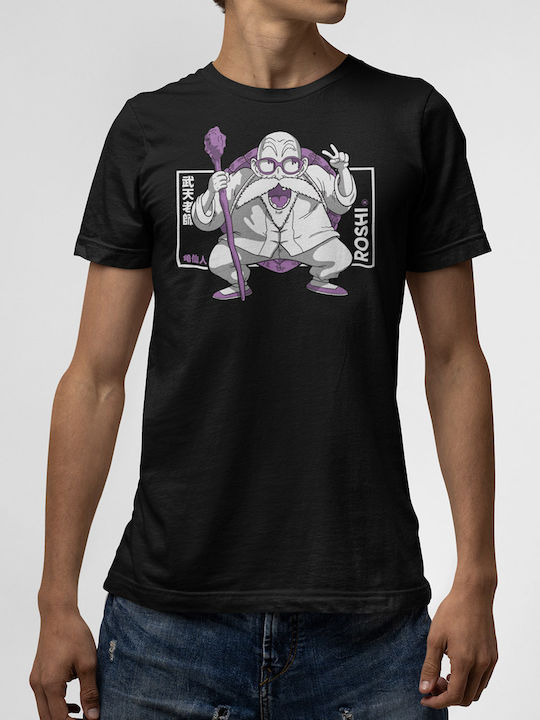 T-shirt Black Maestro Roshi