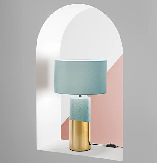 Tataka Ceramic Table Lamp with Fabric Shade I-tataka-l-bo Fan Europe Ø33cm