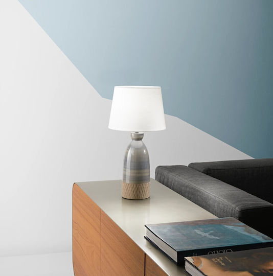 Navajo Ceramic Table Lamp with Fabric Shade I-navajo-l Fan Europe Ø25cm