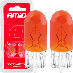 AMiO Lămpi Autoturismului T10 / W5W / W2.1X9.5D Halogen 2buc