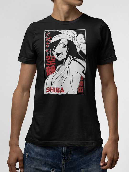 T-shirt Black Bleach Shiba V2