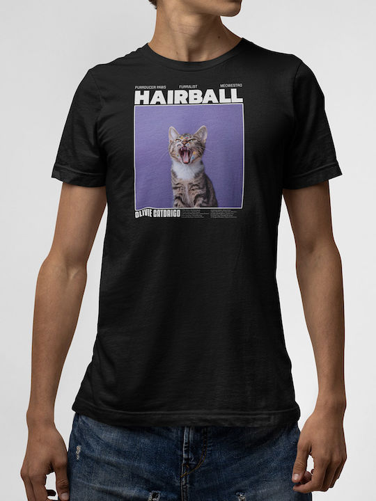 T-shirt Black Hairball