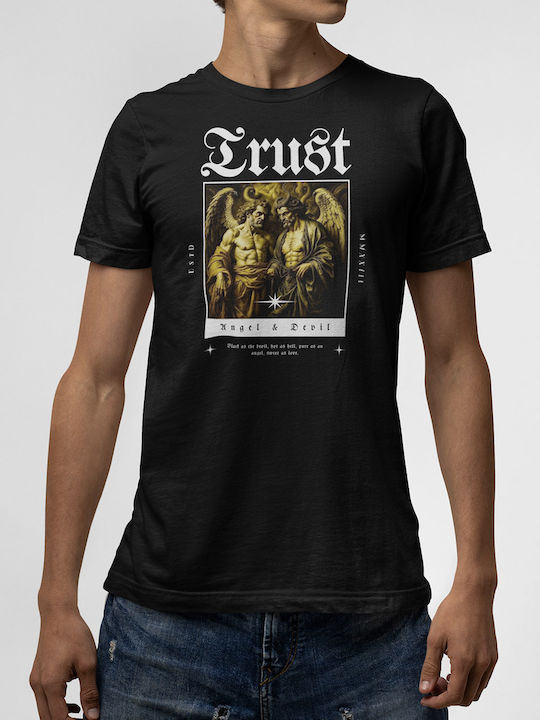 Tricou Negru Trust