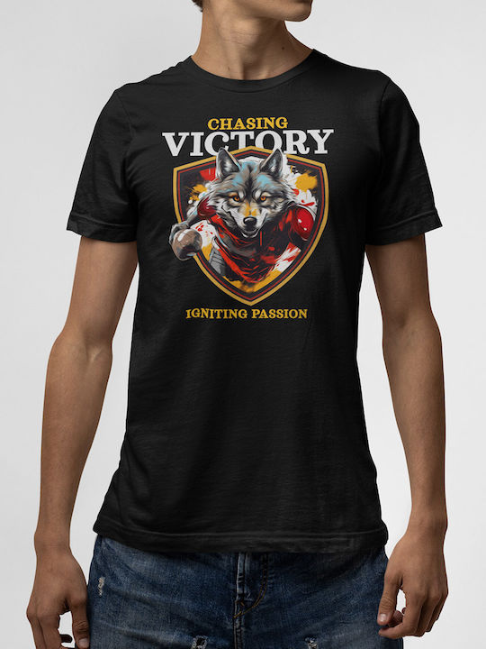 Tricou Negru Chasing Victory