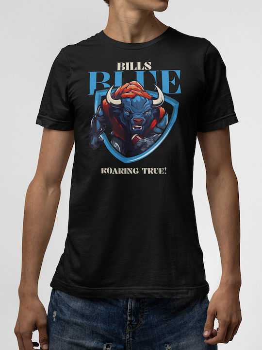 T-shirt Black Bills Blue