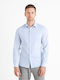 Baumwolle Hemd Light Blue