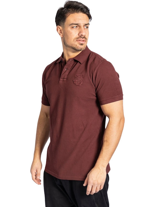 Y.Two Polo T-shirt Μπορντό