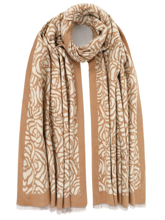 Doca Women's Wool Scarf Beige