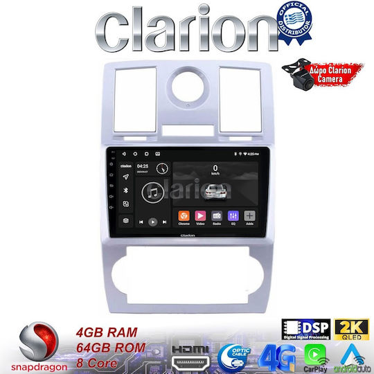 Clarion Auto-Audiosystem Chrysler 300C 2005 > 2010 (Bluetooth/USB/WiFi/GPS/Apple-Carplay/Android-Auto)