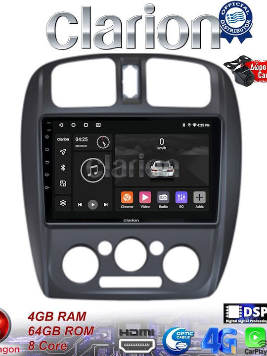 Clarion Ηχοσύστημα Αυτοκινήτου για Mazda 323 1999>2004 (Bluetooth/USB/WiFi/GPS/Apple-Carplay/Android-Auto)