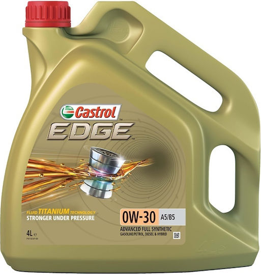 Castrol Edge Titanium Συνθετικό Λάδι Αυτοκινήτου 0W-30 4lt