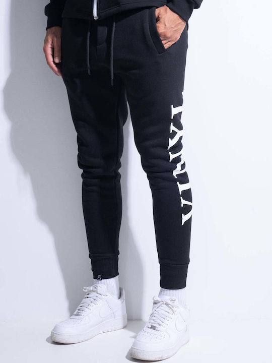 Vinyl Art Clothing Παντελόνι Φόρμας με Λάστιχο ...