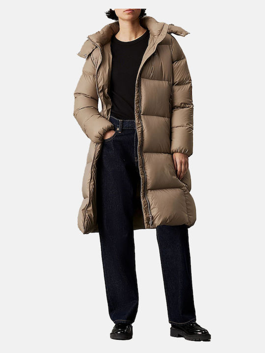 HOT Puffer Coat Calvin Klein Modern Long Coat Trench Coat