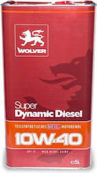 Wolver Super Dynamic Diesel Ημισυνθετικό Λάδι 10W-40 5lt