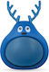 Forever ABS-100 Ηχείο Bluetooth 3W με Διάρκεια Μπαταρίας έως 6 ώρες Frosty the Deer Blue