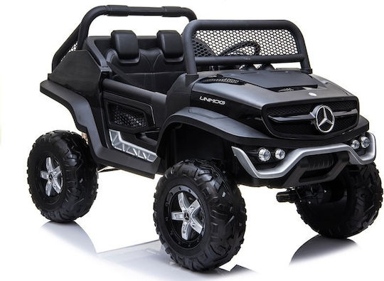 Mercedes Unimog Buggy Doppelsitzer Mit Fernbedienung Schwarzes Für 3+ Jahre