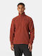 Men's Fleece Cardigan Orange