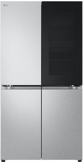 LG Ψυγείο Ντουλάπα 666lt Total NoFrost Υ178.7xΠ91.4xΒ72.5εκ. Inox GMV960MBDE