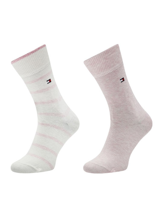 Tommy Hilfiger Kids' Socks Knee-High White, Pink