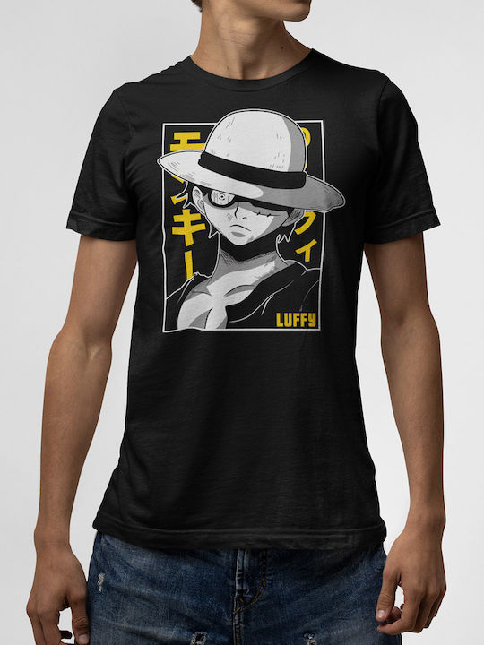 Tricou Negru Luffy