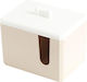 Kosmetikorganisator mit Trennzeichen Beige 15x11x10cm