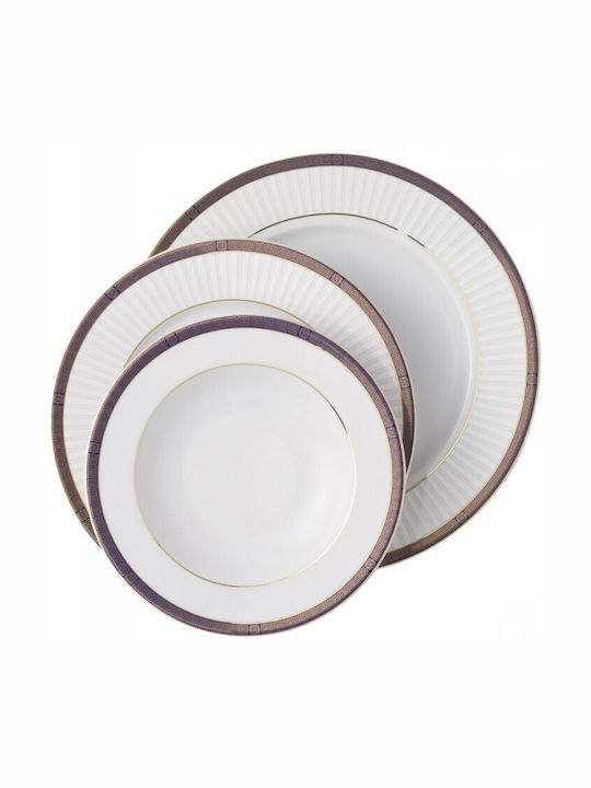 Emfasi Gold Porcelain Dinnerware Set 20pcs