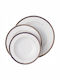 Emfasi Gold Porcelain Dinnerware Set 20pcs