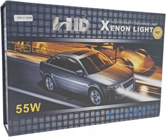 Car Xenon Kit H7 55W 12V 6000K Cold White