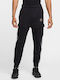 Cargo Sweatpants with Elastic Black