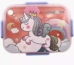 Plastic Kids' Food Container Unicorns 1.2lt Brown x x 6.5pcs