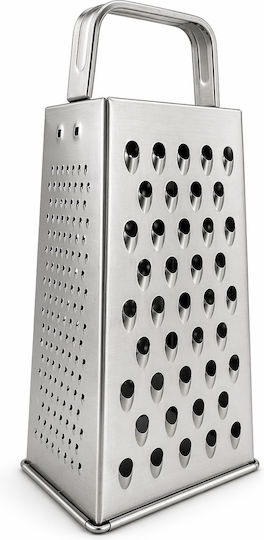 Fackelmann Reiben Rechteckig Edelstahl 10x23cm Fackelmann Reiben Rechteckig Edelstahl 10x23cm