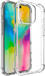 Techsuit Shockproof Clear Back Cover Silicone Transparent (iPhone 16 Pro Max)