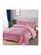 Marwa Κουβερτοπάπλωμα Υπέρδιπλο 220x240εκ. Pink 330 GSM