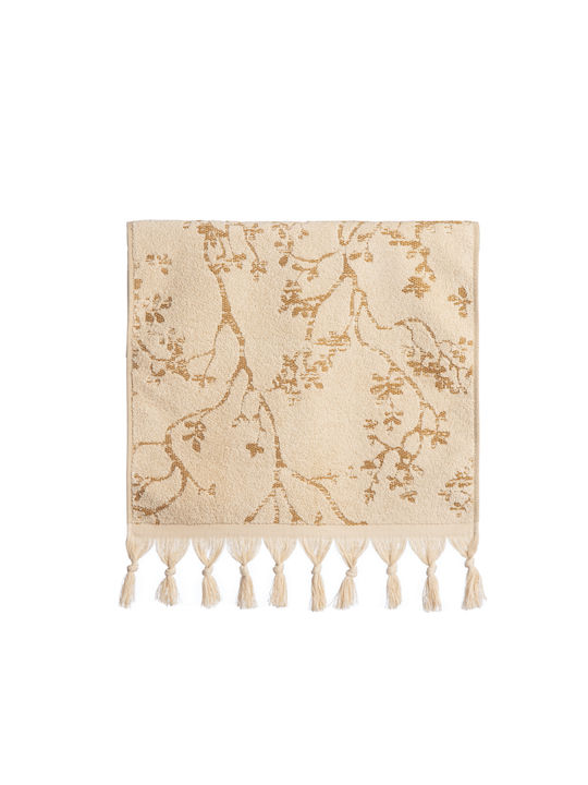 Nef-Nef Homeware Handtuch Premium Livery 30x50εκ. Curry Gewicht 550gr/m²