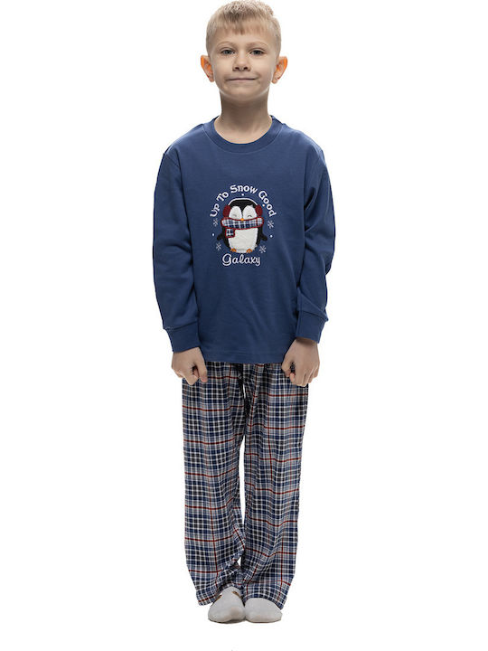Galaxy Pijama pentru copii De iarnă Blue