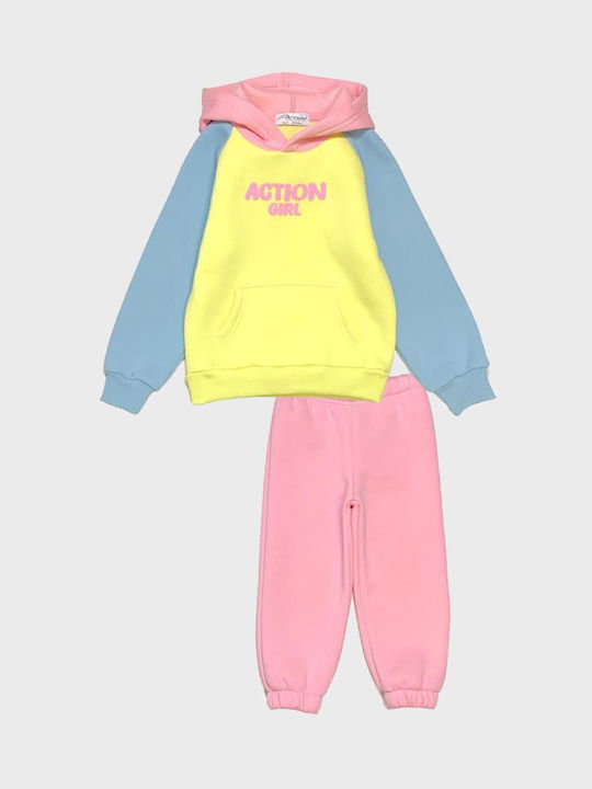 Action Sportswear Σετ Φόρμας Yellow