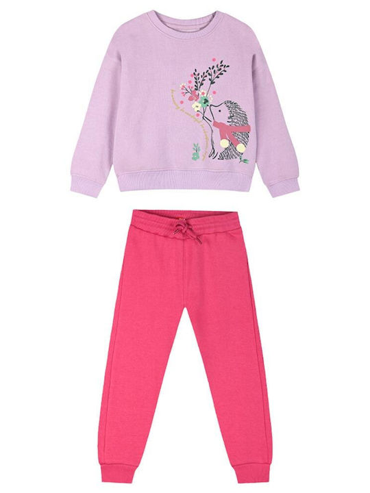 Energiers Kids Sweatpants Set Pink