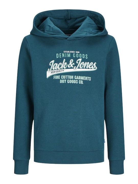 Jack & Jones Παιδικό Φούτερ με Κουκούλα και Τσέ...