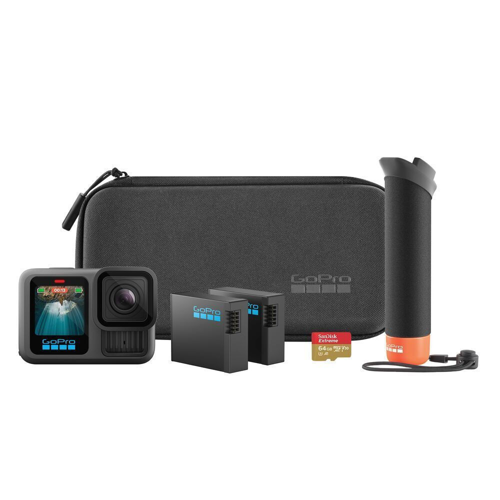 GoPro HERO13 Action Camera 5K Λήψης 360° Υποβρύχια Accessory Bundle με Οθόνη 2.27