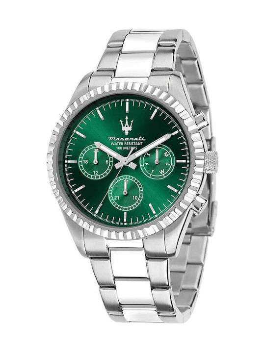 Maserati Competizione Ανδρικό Ρολόι 43mm Μπαταρ...