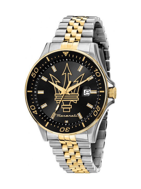 Maserati Sfida Ανδρικό Ρολόι 44mm Μπαταρίας με ...