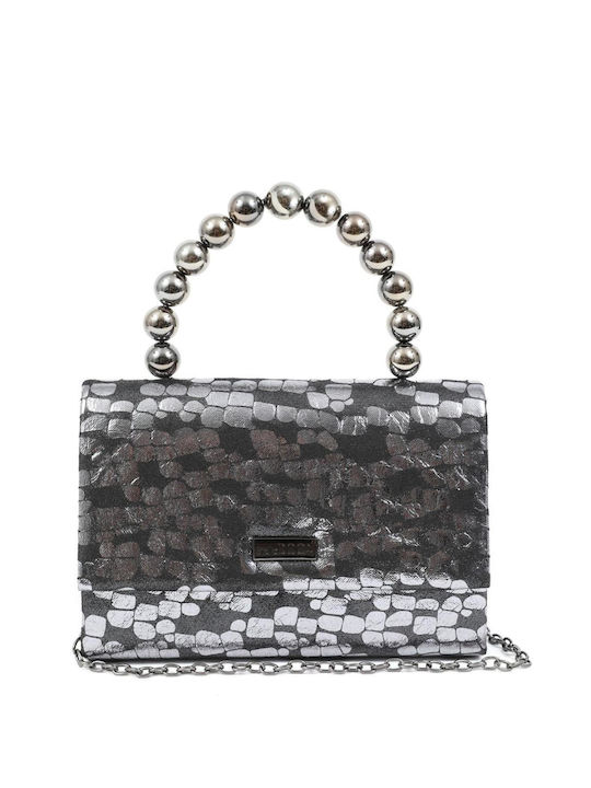 Doca Damen Tasche Hand Silber