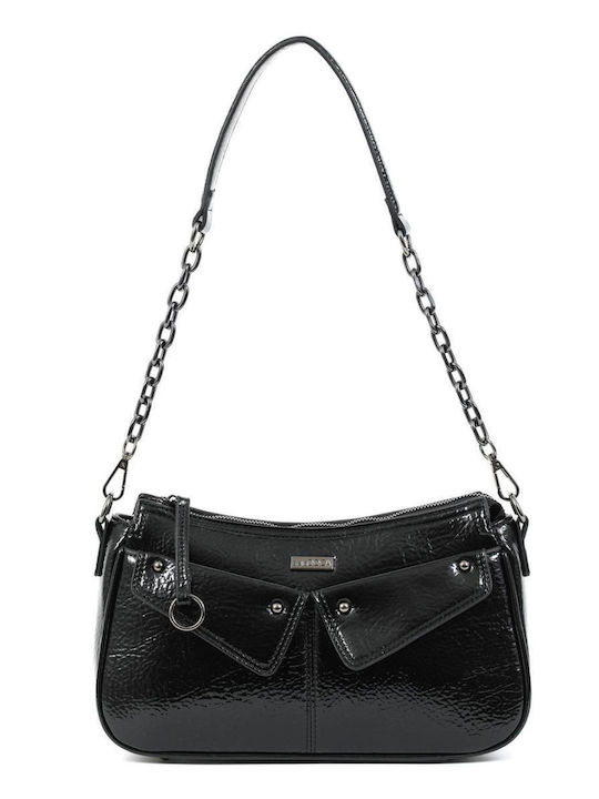 Doca Damen Tasche Schulter Schwarz