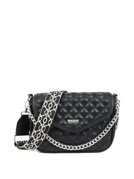 Doca Damen Tasche Schulter Schwarz