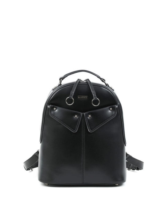 Doca Damen Tasche Rucksack Schwarz