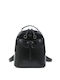 Doca Damen Tasche Rucksack Schwarz