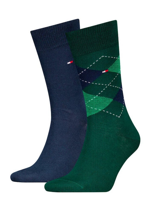 Tommy Hilfiger Bărbați Șosete Multicolor 2Pachet