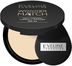 Eveline Cosmetics Eveline_wonder Match Matte Pressed Powder Spf30 01 8g Eveline Cosmetics Eveline_wonder Match Matte Pressed Powder Spf30 01 8g