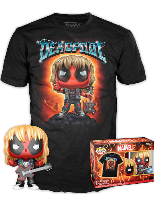 Funko Поп! Tees Marvel: Deadpool - Deadpool (Малък) (С) Ексклузивен